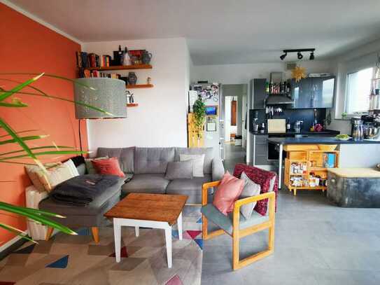 Exklusives helles Penthouse mit 2-Zimmer in Darmstadt Mitte