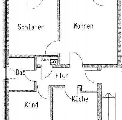 3ZKB Wohnung zur Miete in DOHNSEN (bei Bodenwerder) + Balkon, PKW Stellplatz, Kellerräume & Garten