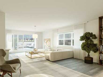 Vollständig renoviert! Penthouse-Wohnung mit Skyline-View! Sonnenterasse, Einbauküche, Kamin, u.v.m.