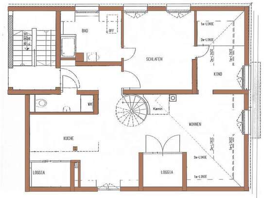 84qm-DG-Wohnung mit gehobener Ausstattung, 2x Loggia und EBK in Lerchenau, München