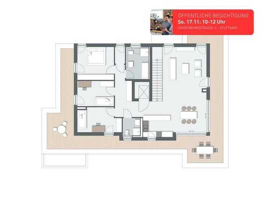 4-Zimmer-Penthouse-Wohnung | 6D.5