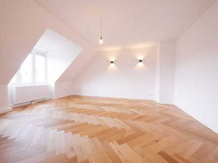 Sanierte Altbau Dachgeschosswohnung mit zwei Bädern und Südausrichtung