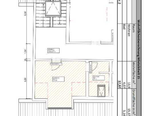 Kompakte 1-Zimmer Wohnung im Dachgeschoss
