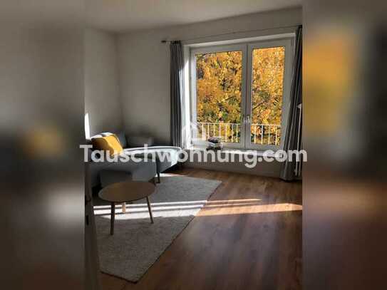 Tauschwohnung: Grüne sonnige 2 Zi-Wohnung in Barmbek
