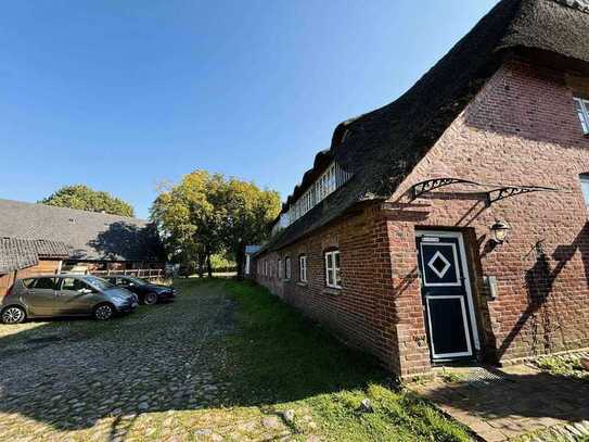 Einzigarte 4 Zimmer-Wohnung in ehemaliger Tenne eines stilvollen Reetdachhofes