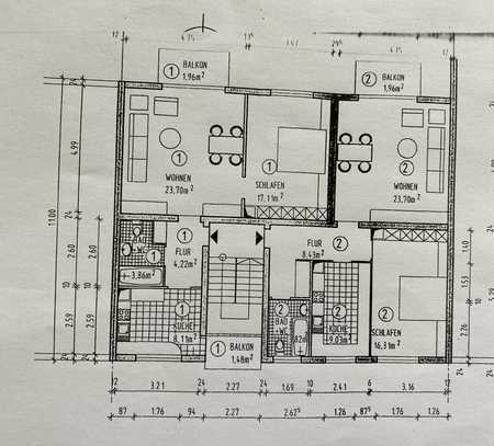 Ansprechende, modernisierte 2-Zimmer-Wohnung zum Kauf in Pforzheim