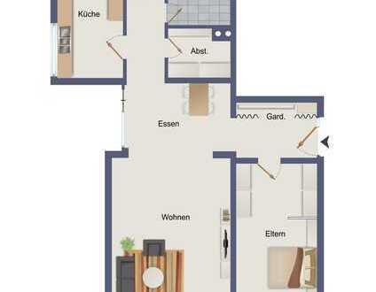 Naturnahe, große 2,5 Zimmer Wohnung in schönster Göppinger Wohnlage inkl. Stellplatz