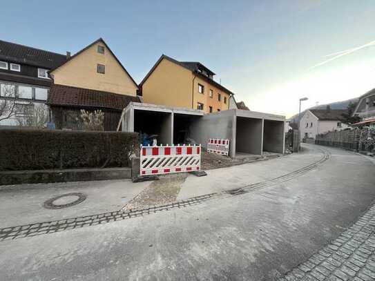 Neubau - Garagen als Lagerplatz 4x 12,5 qm Fläche in Deggingen