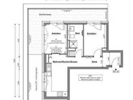 Helle 2-Zimmer-Terrassenwohnung