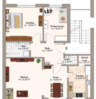 3-Zimmer-Wohnung - Toller Grundriss - in stadtzentraler Lage!