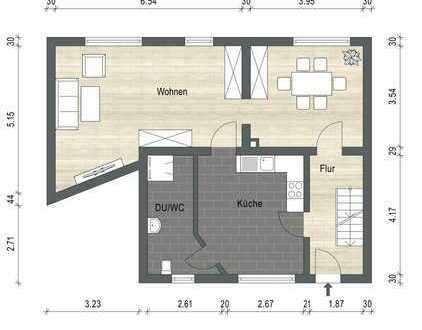 Erkelenz-Granterath. Wohnhaus mit Arbeit. Renovierungsbedürftig.