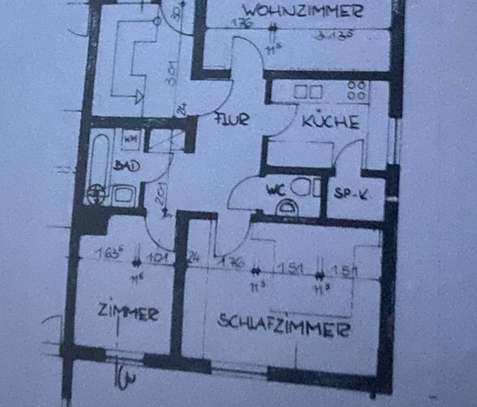 Geschmackvolle 3-Raum-EG-Wohnung mit Balkon und EBK in Donzdorf