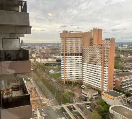 Beeindruckende Aussicht im Uni-Center Köln-Sülz