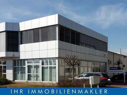 Industrie- u. Gewerbegebiet Halle/Ost: Gewerberäume + Logistik-/Lagerhalle + großzügige Außenflächen