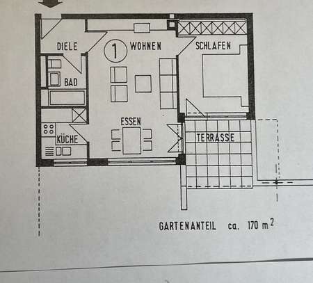 Erstbezug nach Sanierung.Schöne, helle Zwei-Zimmer-Wohnung mit großem Garten in Aalen-Hofherrnweiler