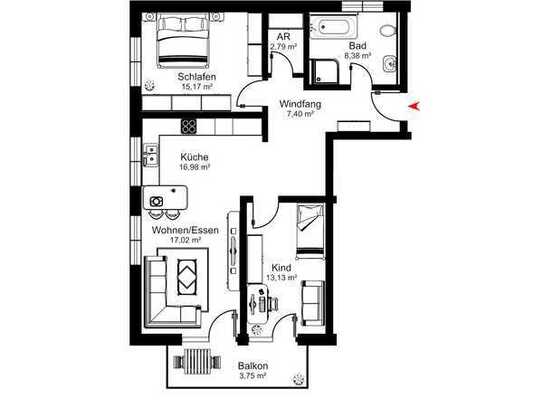 F&D | Wohnung 4 - Haus 1