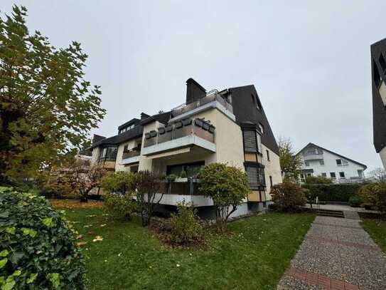 3-4 Zimmer Maisonette-Dachgeschosswohnung mit Kamin, tollem Blick und Tiefgaragenstellplatz