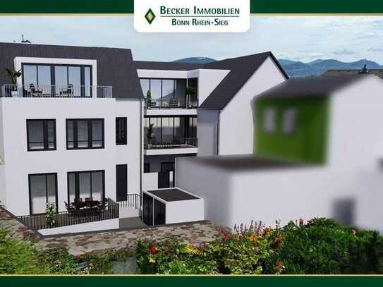 Attraktives Baugrundstück mit Baugenehmigung für ein Vierfamilienhaus in Höhenlage Bonn Schweinheims