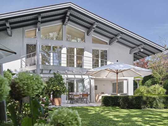 Die Architekten-Villa am Chiemsee - inkl. exklusives hochklassisches Interior - 5 Gehminuten z. See