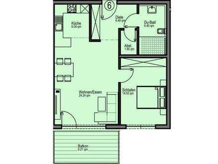 NEUBAU Schöne 2-Zimmer-Wohnung in Künzelsau (W6)