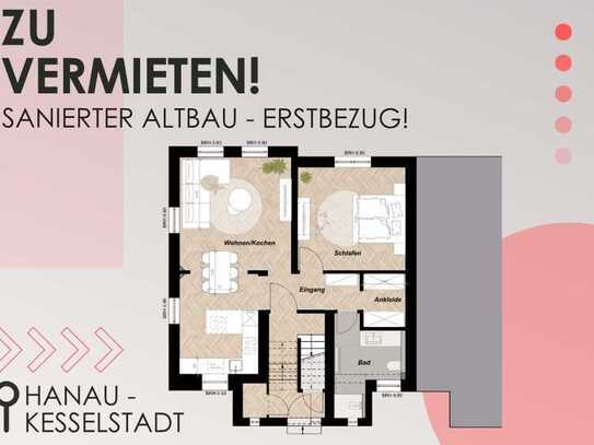 Erstbezug nach Sanierung! 2,5-Zimmer-Altbau-Wohnung