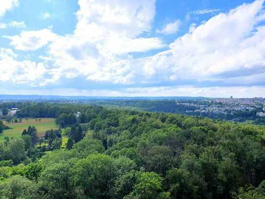 Sonnige, moderne 3,5 Zimmerwohnung in 20. Etage mit einmaligem Weitblick in Stuttgart - Asemwald !