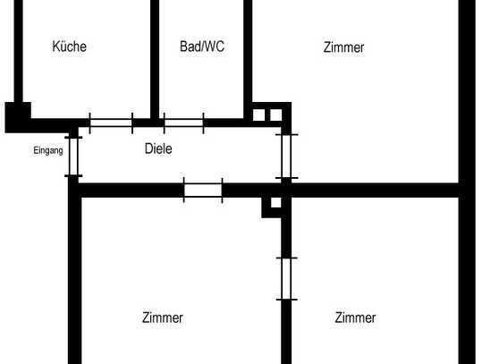 Helle 3-Zimmer-Wohnung nahe Rosenheim