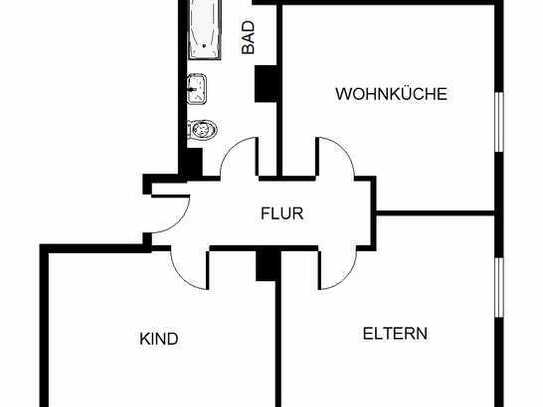 2-Zimmer-Wohnung in Gelsenkirchen Scholven