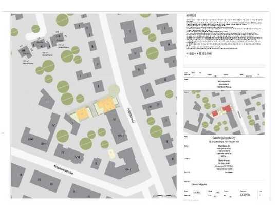 Berlin-Pankow - 1A Grundstück/ Baugrundstück inklusive Baugenehmigung