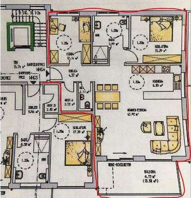 Schöne 3-Raum-Wohnung mit EBK und Balkon in Dornstetten