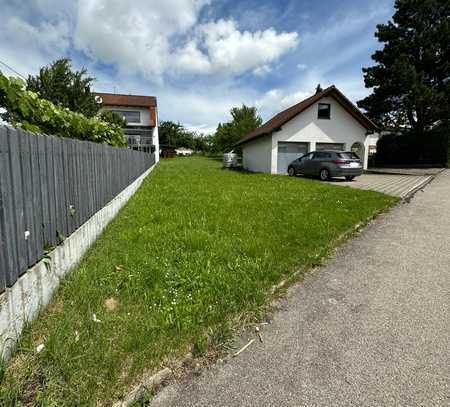 Baugrundstück in Baindlkirch - 706 qm + bestehende Doppelgarage