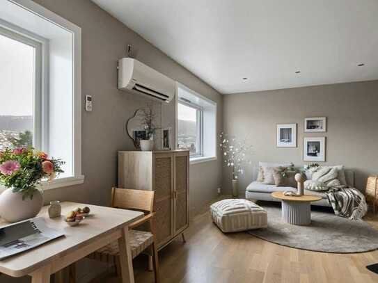 Voll ausgestattetes 1-Zimmer-Apartment mit Balkon