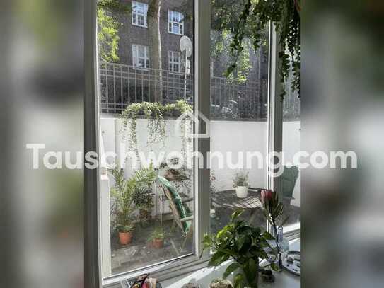 Tauschwohnung: 4 Z-Wohnung mit 2 Terrassen gg. kleinere mit Garten