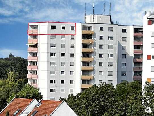 Moderne 4-Zimmer-Wohnung mit Loggia und Garagen-Stellplatz in gesuchter Wohnlage nähe Waldpark