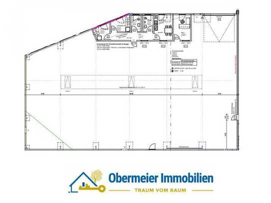 Gewerbefläche in Top-Lage: Moderne Halle und Büroflächen separat mietbar