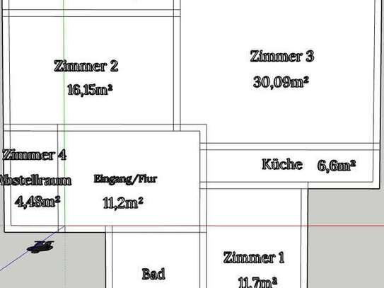 Preiswerte 3-Raum-Wohnung mit gehobener Innenausstattung mit Balkon in Magdeburg