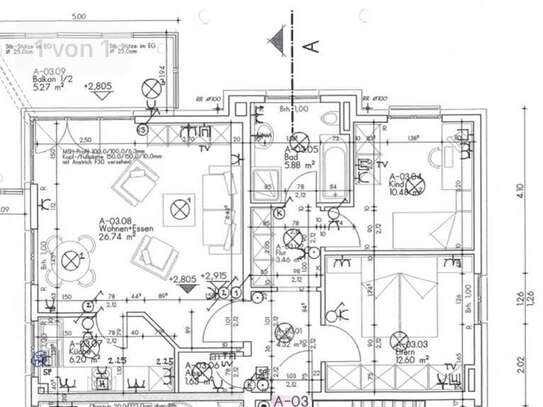 Schöne 3-Zimmer-Wohnung mit wunderbaren Ausblick & Einbauküche