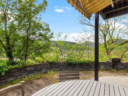 Idyllisches EFH mit großem Garten am Naturschutzgebiet | Blick auf die Limburg