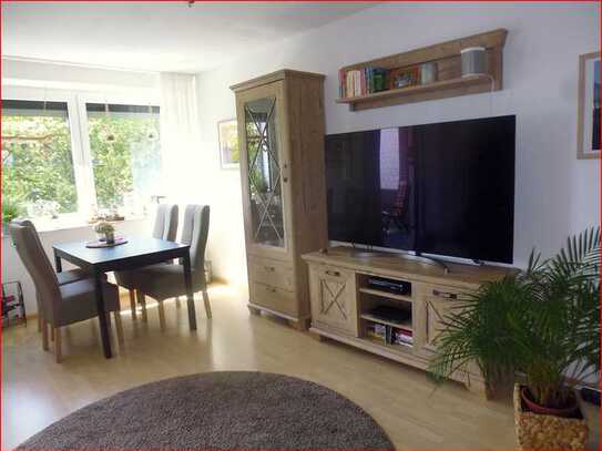 2-Zimmer-Wohnung mit Balkon, hochwertiger EBK, Garage u. Fußbodenheizung in DU-Großenbaum (Waldnähe)