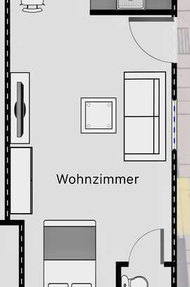 Erstbezug: 1 Zimmer-Wohnung in Hardthausen a.K., Möblierung optional