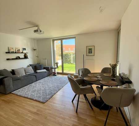 Helle 3-Zimmer-Wohnung mit eigenem Garten im LGS-Gelände