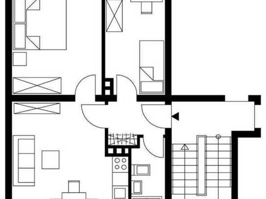 Feine 2-Zimmer-Wohnung verfügbar zu 01.02.2025