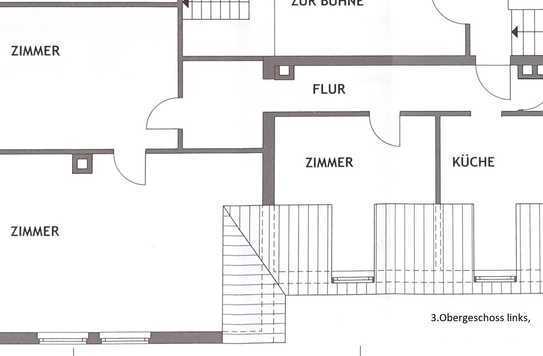 Attraktive, gepflegte 3-Zimmer-DG-Wohnung in Mannheim