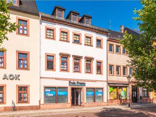 +++TOP-LAGE: Wohn- und Geschäftshaus am Marktplatz in Rochlitz – Zentrale Investmentchance+++