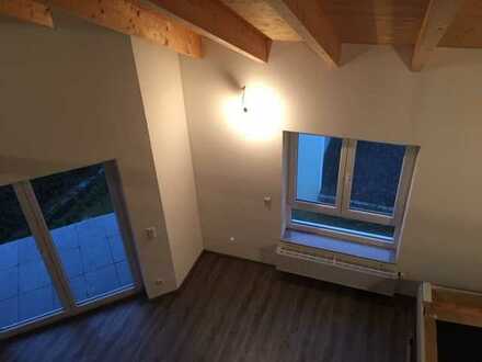 Neuwertige 3-Raum-Dachgeschosswohnung mit Balkon und Einbauküche in Laichingen
