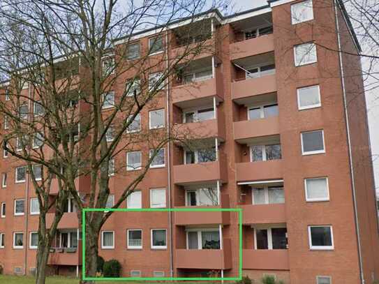 Erstbezug nach Modernisierung: 2-Zimmer-Wohnung mit Garage und Südbalkon in Elmshorn