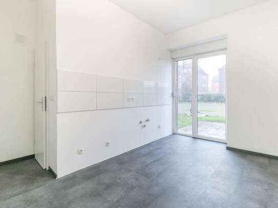 Helle Erdgeschosswohnung mit Terrasse auf 45 m² zum Wohlfühlen!