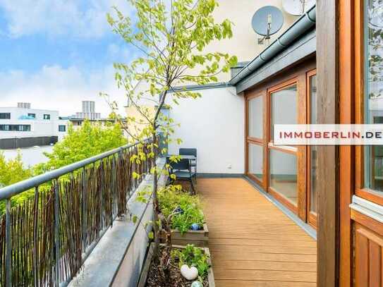 IMMOBERLIN.DE - Sehr attraktive Wohnung mit Westterrasse in Toplage