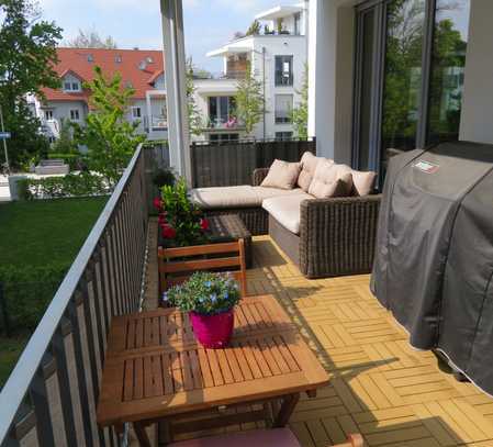 Exklusive, 3-Zimmer-Wohnung mit Balkon und EBK in Unterschleißheim