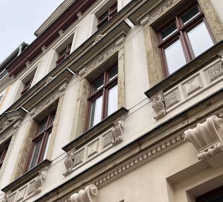 Lindenau I ruhiges Hinterhaus I Balkon I offene Küche mit Einbauküche I modernes Bad mit Wanne